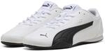 Puma Catch Leder - Sneaker Erwachsene, Wei&szlig; (White x Black), 44 EU