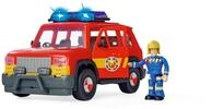 Simba Feuerwehrmann Sam First Responder Fahrzeug, mit Licht, Sound, Kofferraum...