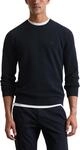 Marc O'Polo Pullover Regular | aus Bio-Baumwoll-Piqu&eacute; blau, M