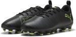 Puma Unisex-Kinder Future 8 Play Fg/Ag JrSoccer Shoe, Puma Black Fizzy Light...