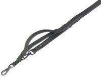 Nobby F&uuml;hrleine mit Kurzf&uuml;hrer Classic Preno Royal, olivgr&uuml;n L: 200 cm, B:...