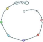 Engelsrufer Damen Armband aus Sterling Silber, mit Multicolor Zirkonia Steinen,