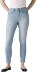 Levi's Damen Jeanshose 721 mit Stretch-Anteil, Skinny Fit, Blau (Simplest Solution),