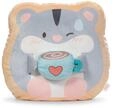 NICI mymochi Kuscheltier Hamster Shai mit Tasse 35x33x12cm - grau - Weiches...