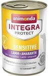 animonda INTEGRA PROTECT Hundefutter nass Sensitive Lamm + Amaranth (6 x 400g), bei