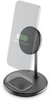 Cellularline - Mag Duo Wireless Charger - 2-in-1 Wireless-Ladestation f&uuml;r