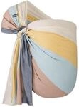 Hoppediz Ring-Sling Babytragetuch ULTRALEICHT ab Geburt, Tragetuch mit Ringen,