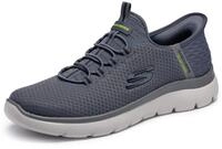 Skechers Herren Summits High Range Slip-InTurnschuhe, Charcoal Mesh/Trim, 45.5...