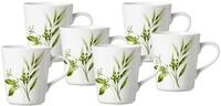 Ritzenhoff & Breker Kaffeebecher-Set Evora, 6-teilig, Porzellan, Wei&szlig;