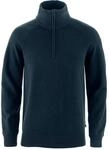 Fj&auml;llr&auml;ven &Ouml;vik Lite Half Zip Herren Sweater Wollpulover Dark Navy blau