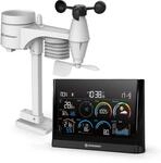 Bresser 5-in-1 Profi-Wetterstation mit Au&szlig;ensensor, Wetterindex, Frostwarnung,
