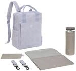 L&Auml;SSIG Baby Wickelrucksack Wickeltasche Rucksack mit Wickelunterlage,