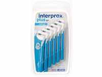Interprox Plus, kegelförmige Bürsten für Zähne, 0,8 mm, blau, 6 Stück