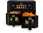 Tristar Doppelkorb-Hei&szlig;luftfritteuse, 9 L Gesamtkapazit&auml;t, 2500W, 10...