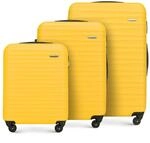 WITTCHEN Reisekoffer 3er Koffer-Set Rollkoffer Trolley Handgep&auml;ck Reisekofferset