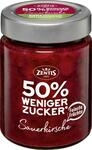 Zentis 50% weniger Zucker Fruchtaufstrich Sauerkirsche, Brotaufstrich 195g