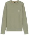 BOSS Herren Anion S Pullover aus Baumwoll-Piqu&eacute; mit Logo-Patch