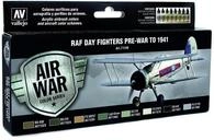AV Acrylicos Vallejo: Vallejo Model Air RAF Set 71149 Day Fighters Pre-War To 1941