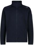 CMP Herren Giacca In Pile Knit-tech Da Uomo Jacke, B.Blue - Antracite, 5XL EU