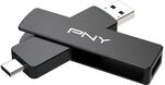 PNY 2TB Duo Link V3 USB 3.2 Gen 2 Type-C & Type-A OTG Flash Drive Extreme Speeds