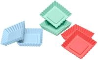 Lurch 83015 FlexiForm Tortelett Quader 6er Set Pastel Mix/kleine Backf&ouml;rmchen...