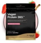 Protein Works | Vegan Protein 360 &ndash; GOLD Innovation, Erdbeer-Sahne, 33 Portionen,