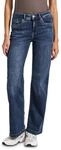 Street One Wide Leg Jeans mid Blue Soft Washed 31
