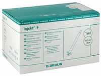 Injekt-F 1 ml I 2-teilige Einmal-Feindosierungsspritze ohne Kanüle I 100er Pack