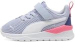 Puma ANZARUN LITE AC INF, Unisex Sneaker, COOL Weather-Puma White-Blue Crystal,