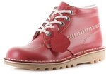 Kickers Damen Kick Hi' Kurzschaft Stiefel, Rot (Red/Light Cream), 41 EU