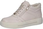 CAPRICE Damen Sneaker hoch aus Leder Plateau, Cremefarben (Offwhite Nappa),...