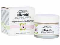Medipharma Olivenöl & Mandelmilch Regenerierende Nachtpflege Creme, 50 ml