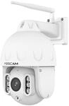 Foscam SD8P hochaufl&ouml;sende 8-MP Dualband-WLAN PTZ Dome &Uuml;berwachungskamera mit