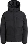 JACK & JONES Herren Jjeowen Puffer Sn, Black, xx_l