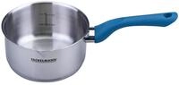 Fackelmann Kasserolle Essential &Oslash; 16 cm, Edelstahl, ergonomischer Bakelit-Griff,