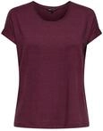 ONLY Tops f&uuml;r Damen Basic Kurzarm Rundhals