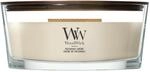 WoodWick | Ellipsenkerze | Patchouli Cr&egrave;me | Tolles Geschenk f&uuml;r Frauen