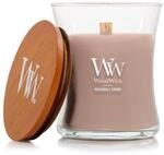 WoodWick | Mittlere Kerze | Patchouli Cr&egrave;me | Tolles Geschenk f&uuml;r Frauen