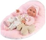 Llorens 1073808 Puppe Nica, mit blauen Augen, Babypuppe mit Vinyl-K&ouml;rper, inkl.