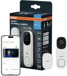 Osram SMART+ WiFi Video-T&uuml;rklingel 3MP 2K, PIR-Sensor, 5200mAh Akku, Gong, 160&deg;