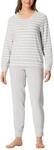 Schiesser Damen Schlafanzug lang Frottee warm kuschelig wohlf&uuml;hlen - Nightwear