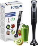 Bomann&reg; Stabmixer f&uuml;r Smoothies Shakes Suppen | Turbo-Funktion | 350W...
