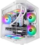 Mars Gaming MC-3TLITE, MicroATX Gaming-Geh&auml;use, Dreifaches Durchgehendes...