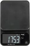 TFA Dostmann Digitale K&uuml;chenwaage Cookie, 50.2009, bis 5kg, Tara-Funktion, gro&szlig;es