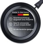 Fissler Essential Black/Aluminiumpfanne-beschichtet (26 cm) Keramik-beschichtet,