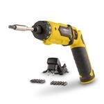 POWER plus Akkuschrauber POWX00410-4V Li-Ion elektrischer Schraubendreher mit 4...