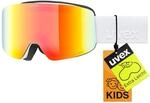 uvex pwdr FM - stylische, verspiegelte Skibrille mit weitem Sichtfeld und