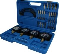 BRILLIANT TOOLS BT581200 Synchron-Vergaser-Testger&auml;t | mit 4 Sync hronuhren 