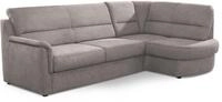 Cavadore Ecksofa Paris mit Federkern / Kleines L-Sofa mit Ottomane / 243 x 87 x 155 /