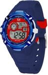 ICE-WATCH - Ice Digit Explorer Spider - Blaue Jungenuhr mit Silikonarmband - 023264